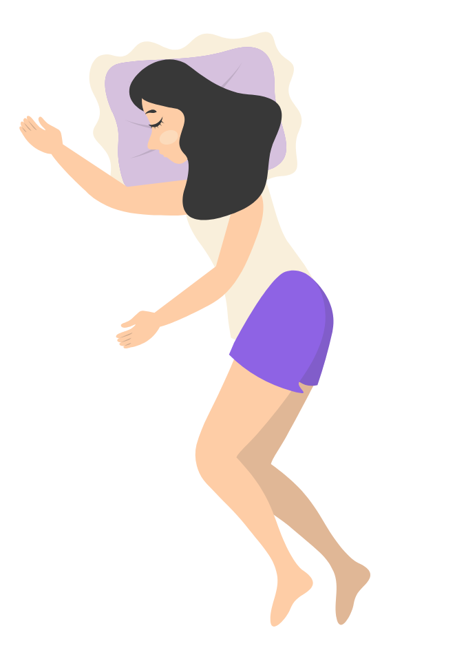 une femme qui dort