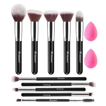 photo d'un kit de pinceaux pour l'asmr