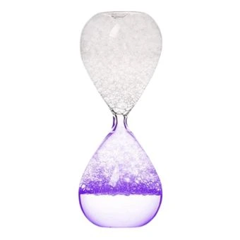 photo de sablier avec eau pour l'asmr